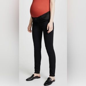 J Brand Side Panel Mama J Super Skinny Maternity Jeans, Seriously Black, Size 25
